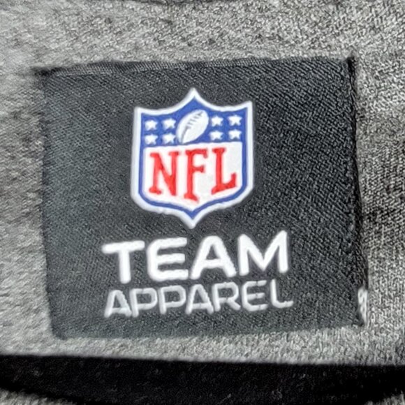 NFL Team Apparel Mens San Francisco 49rs Football Crew Neck Heather Grey Tee - L - Picture 4 of 5